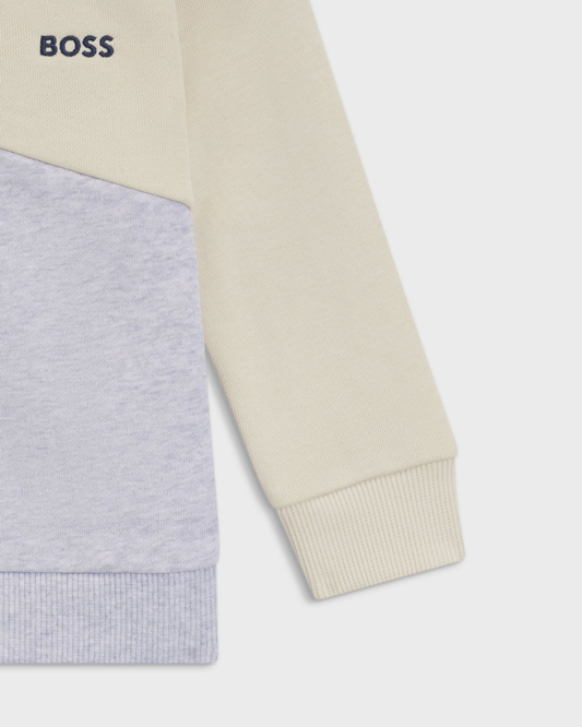 SWEATSHIRT BOSS BÉBÉ – DESIGN MODERNE COLOR BLOCK