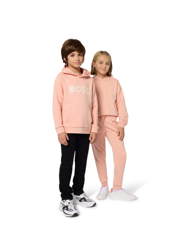 BAS DE SURVÊTEMENT EN COTON MÉLANGÉ PLISSÉ SUR LE DEVANT