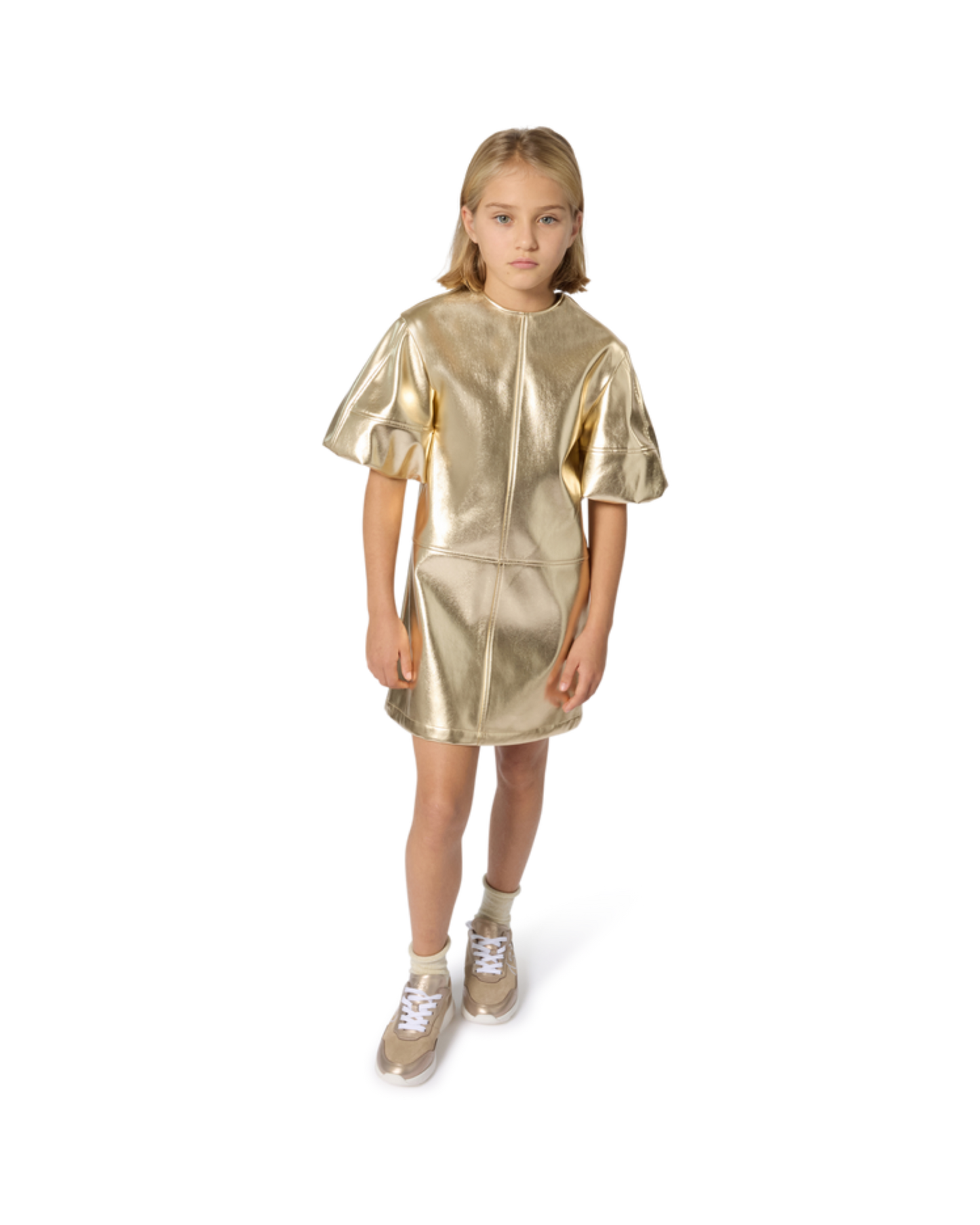 Robe à manches bouffantes