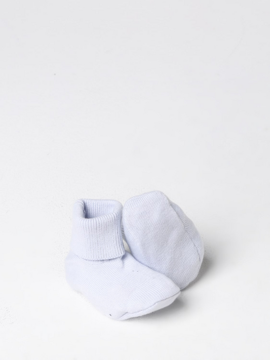 ENSEMBLE BONNET ET CHAUSSONS BOSS – BLEU CLAIR