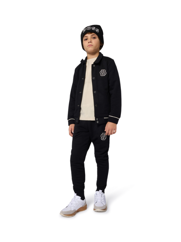 VESTE À BOUTONS NOIRS LOGO BB