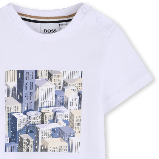 T-shirt à manches courtes BLANC