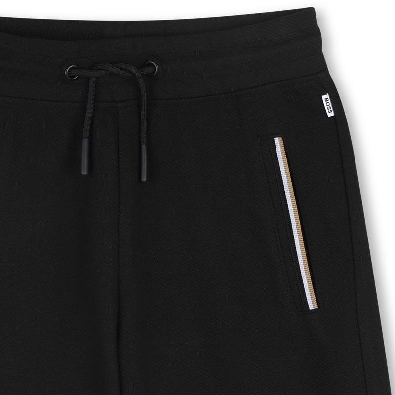 Bermuda en coton noir