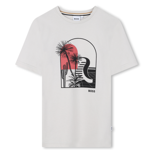 T-shirt à manches courtes BLANC
