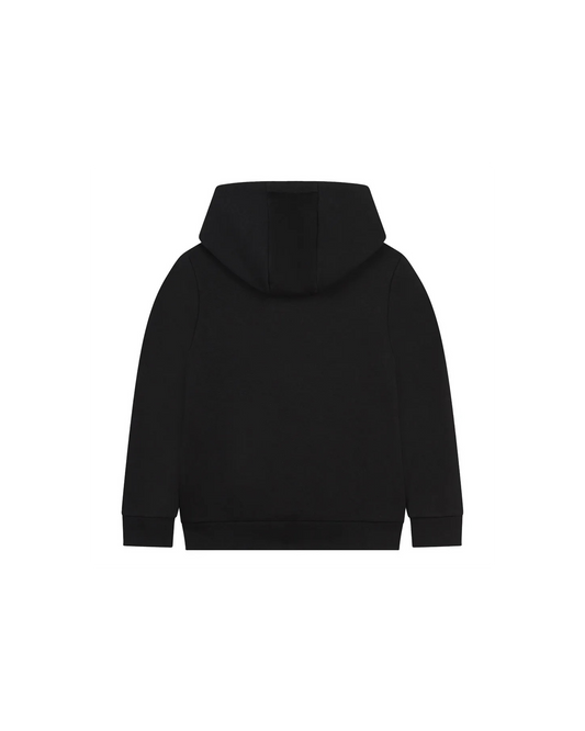 SWEAT À CAPUCHE NOIR ENFANT BOSS