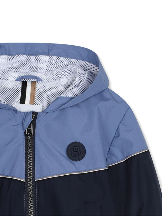 Coupe-vent colour block BOSS bébé garçon – Bleu