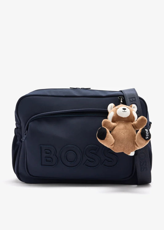 Sac à langer BOSS bébé garçon – Bleu marine