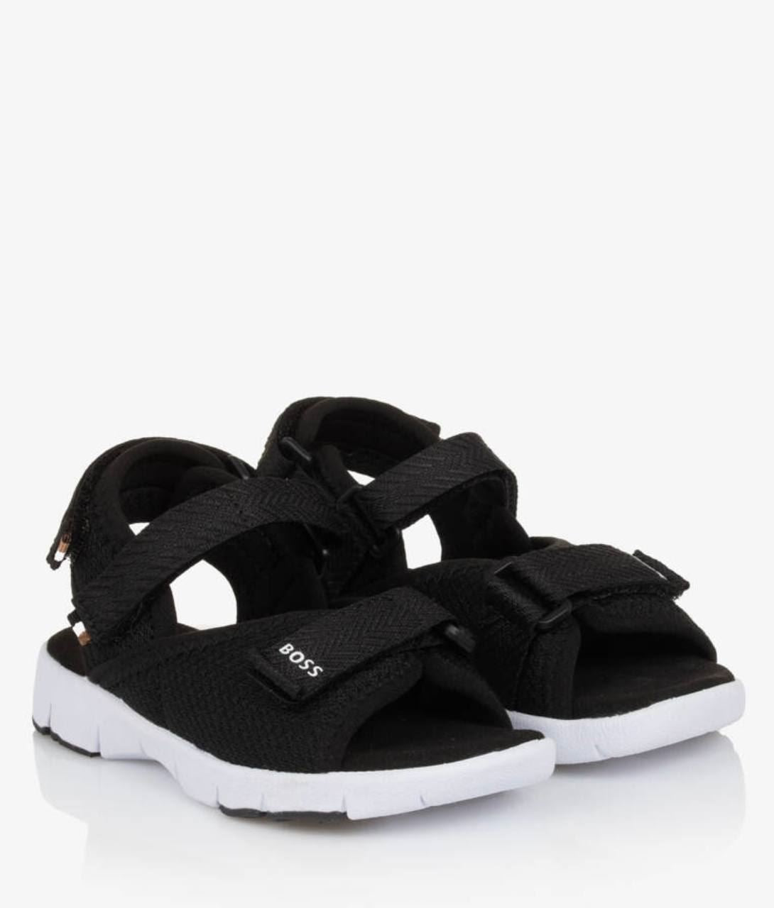 SANDALES BOSS NOIRES ENFANT – CONFORT & STYLE ESTIVAL