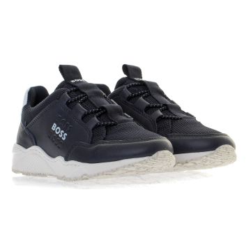 Baskets en mesh BOSS garçon – Bleu marine