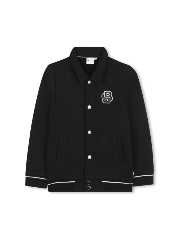 VESTE À BOUTONS NOIRS LOGO BB