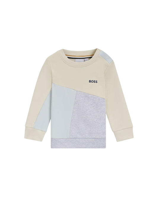SWEATSHIRT BOSS BÉBÉ – DESIGN MODERNE COLOR BLOCK