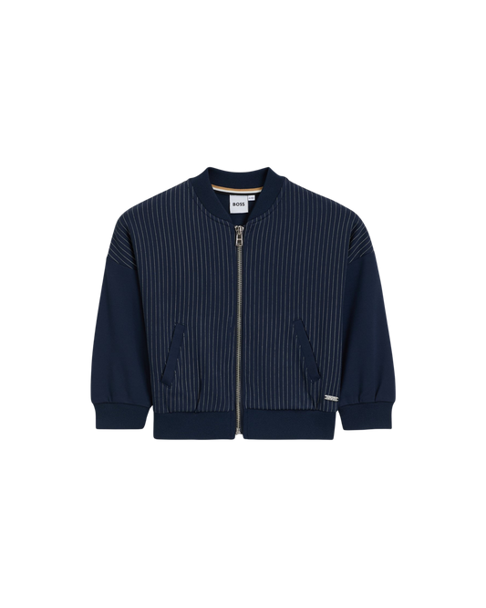 VESTE EN TISSU EXTENSIBLE RAYE