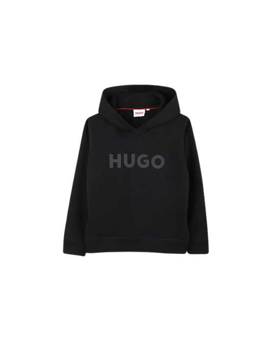SWEAT À CAPUCHE HUGO À LOGO TON SUR TON
