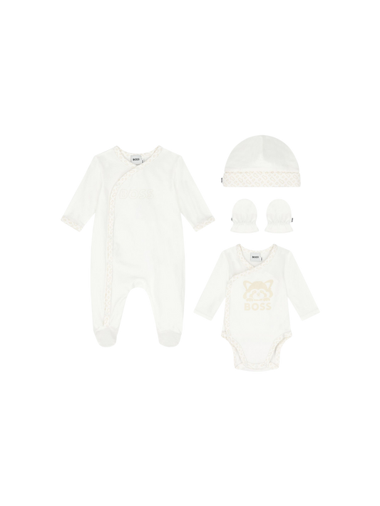 COFFRET NAISSANCE 4 PIÈCES BOSS – ÉDITION CRÈME