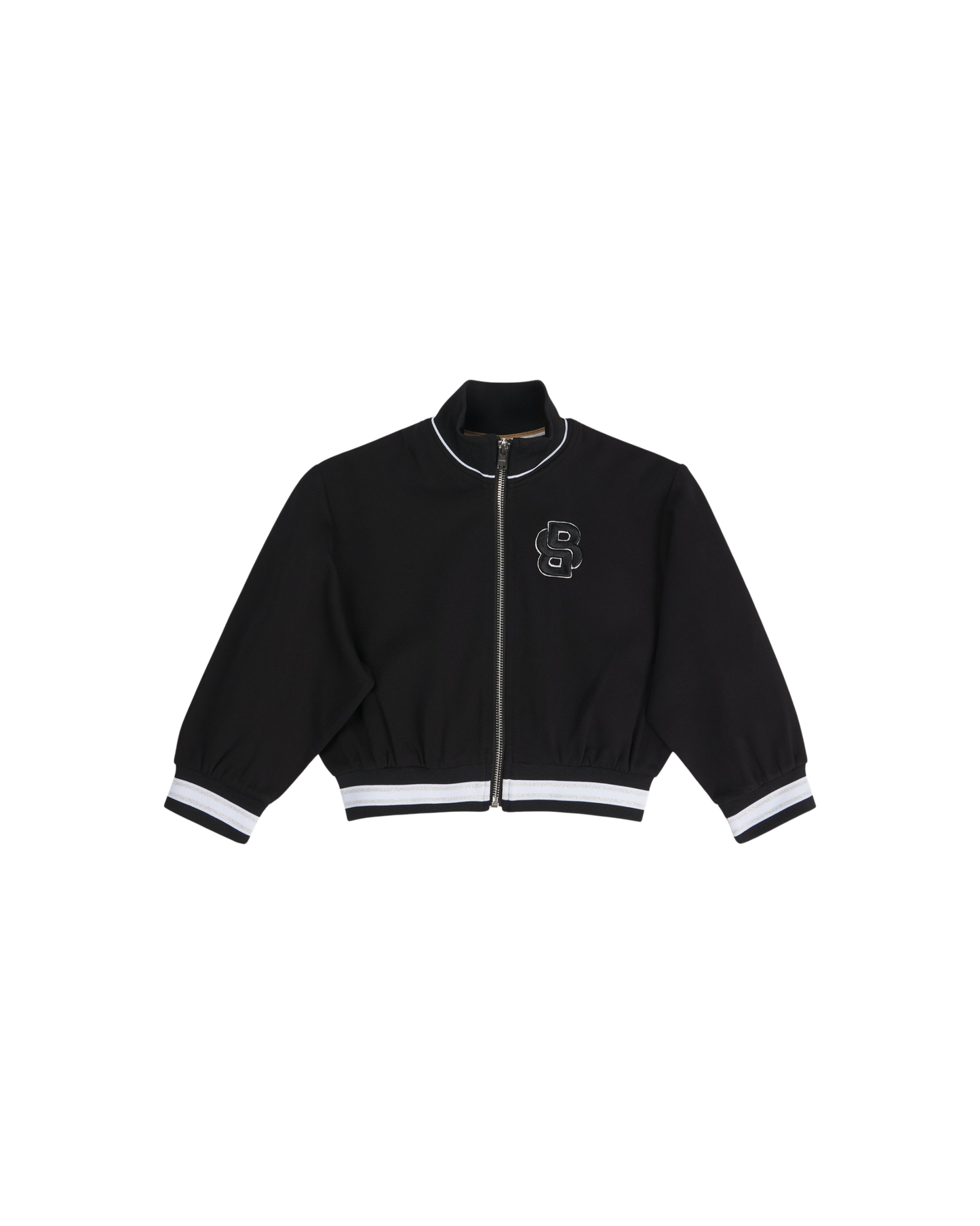 GILET ZIPPE POUR ENFANT AVEC MONOGRAMME DOUBLE B