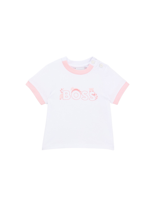 T-SHIRT BÉBÉ EN COTON STRETCH AVEC MOTIF PANDA