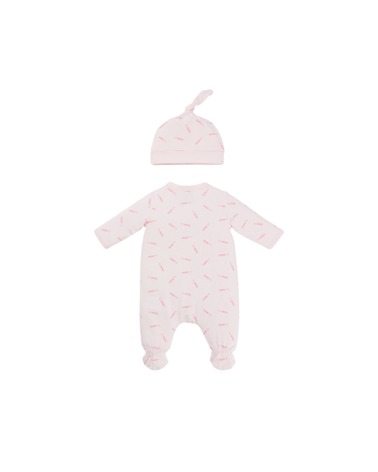 ENSEMBLE BÉBÉ – PYJAMA + BONNET