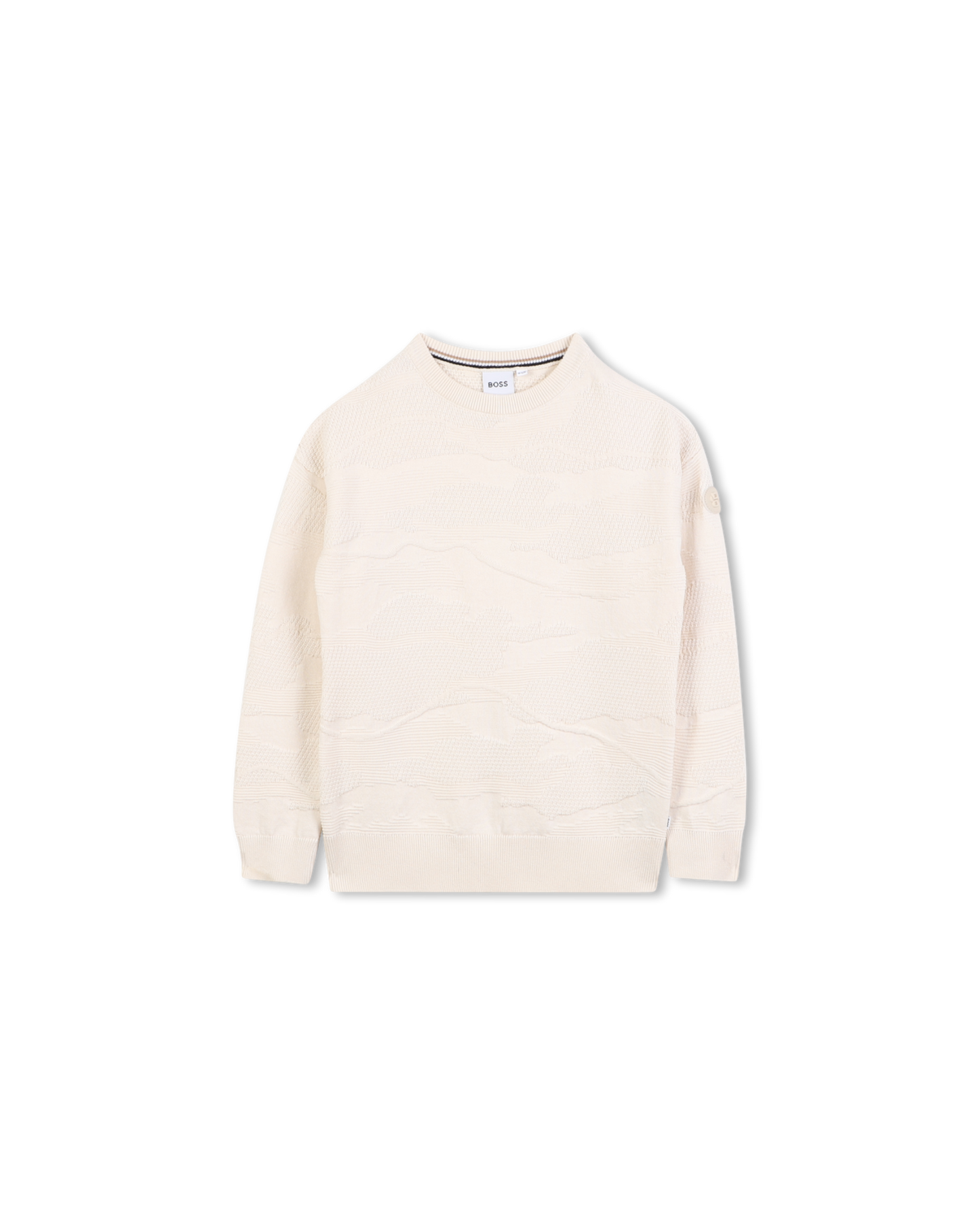 PULL BOSS GARÇON – STYLE MODERNE TEXTURÉ