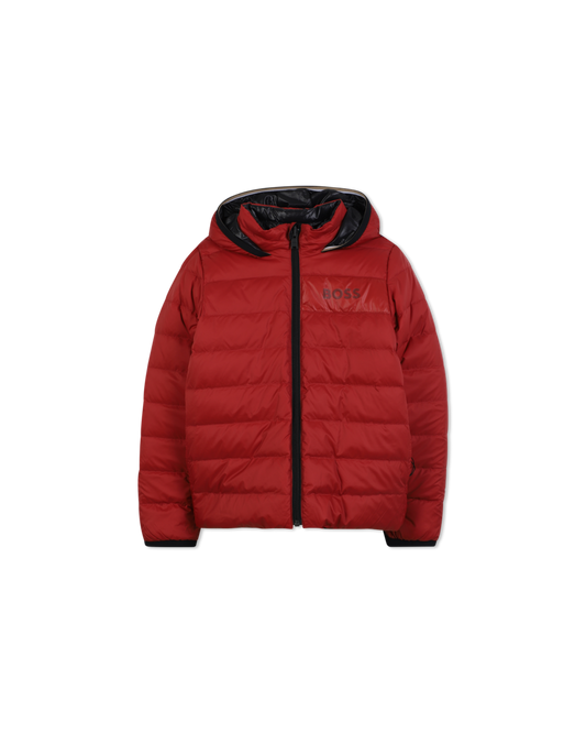 Doudoune réversible à capuche