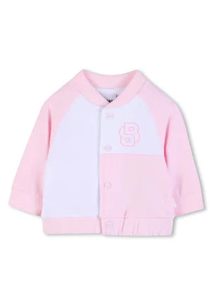 Coffret jogging 3 pièces BOSS bébé fille – Rose
