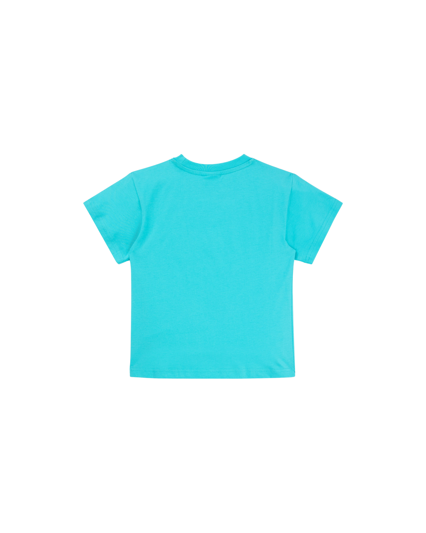 T-SHIRT BOSS KIDS BLEU TURQUOISE IMPRIMÉ GRAPHIQUE