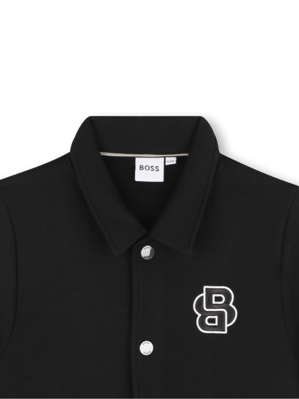 VESTE À BOUTONS NOIRS LOGO BB