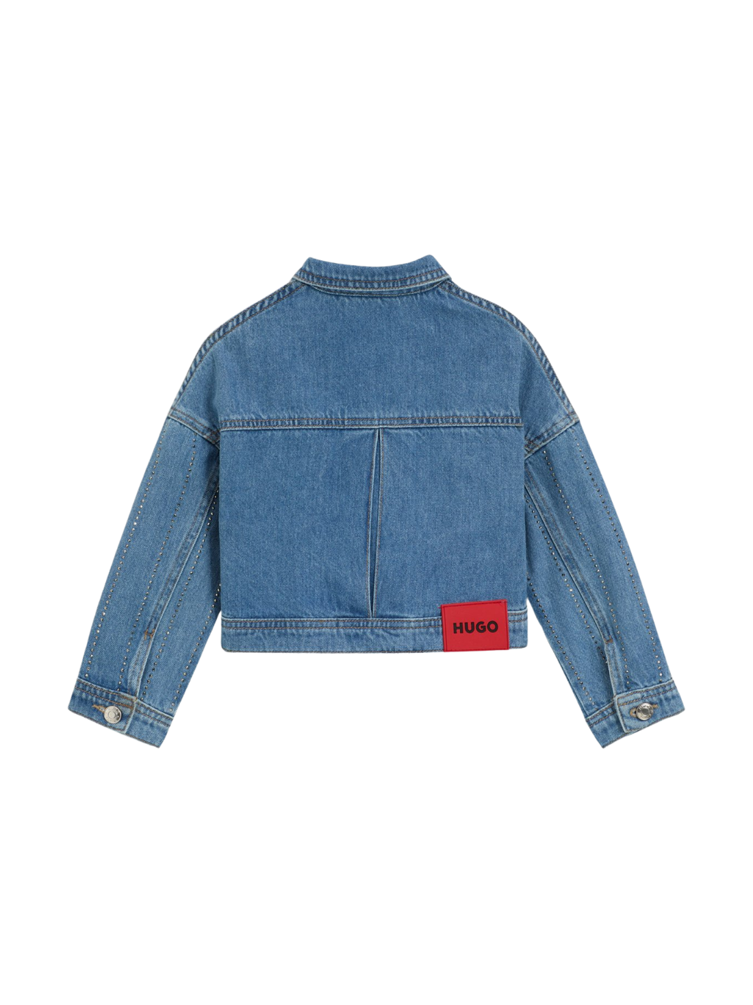 VESTE EN JEAN POUR ENFANT À RAYURES CLOUTÉES