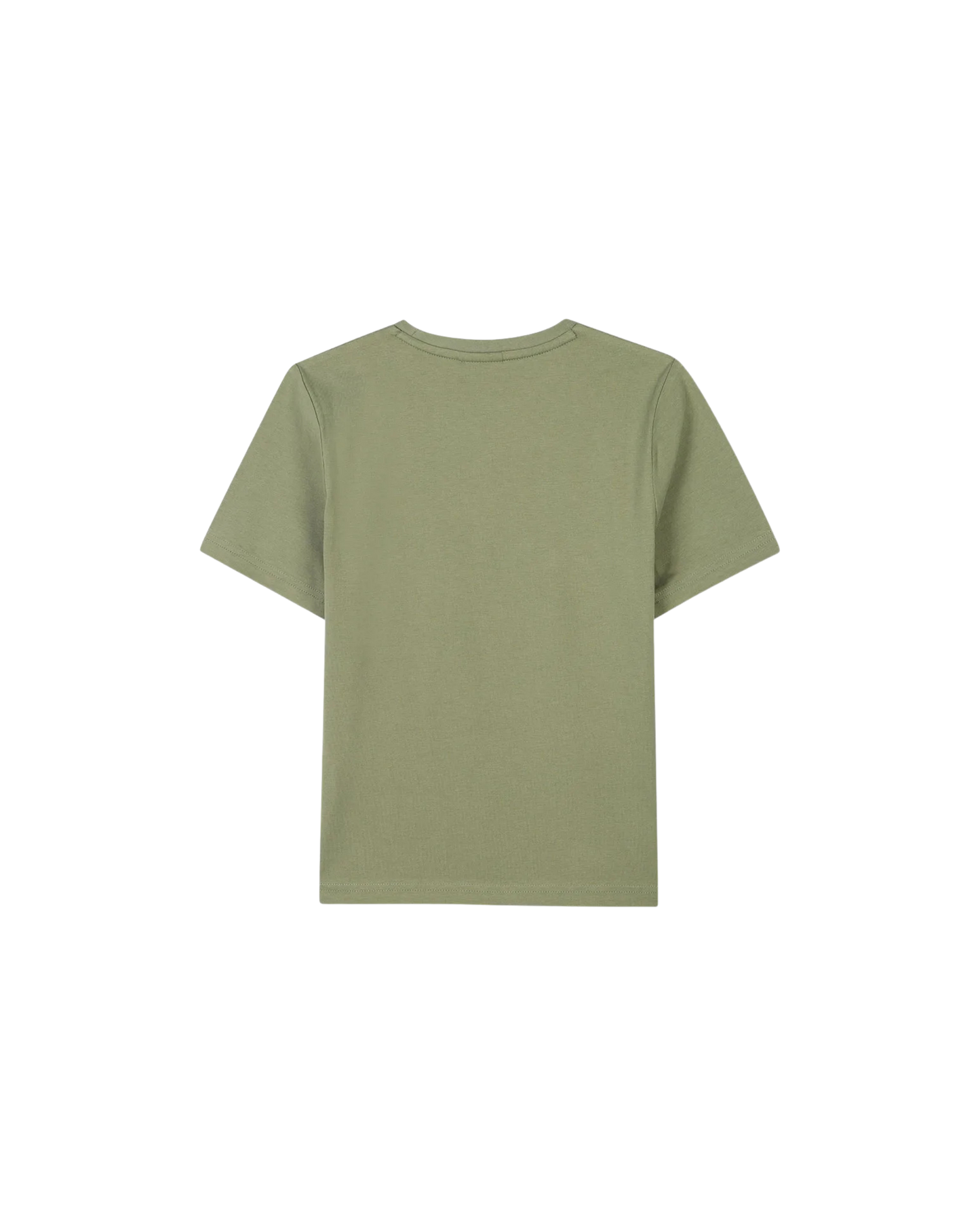 T-SHIRT BOSS KIDS VERT KAKI LOGO IMPRIMÉ