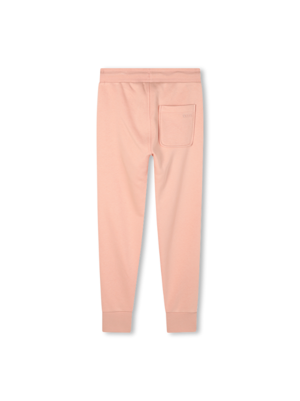 BAS DE SURVÊTEMENT EN COTON MÉLANGÉ PLISSÉ SUR LE DEVANT