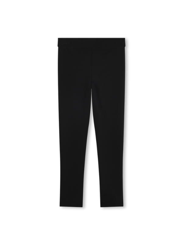 LEGGINGS NOIR AVEC BORDURES DORÉES