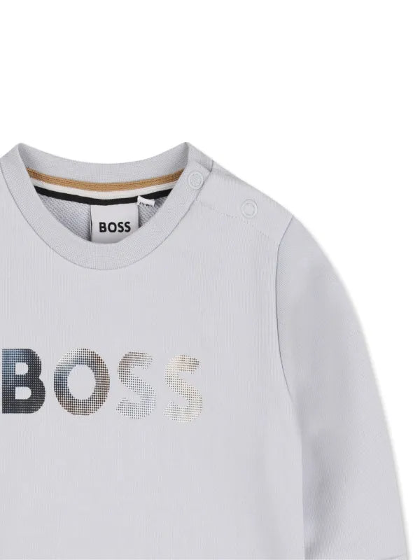 Sweat BOSS bébé garçon – Bleu glacier
