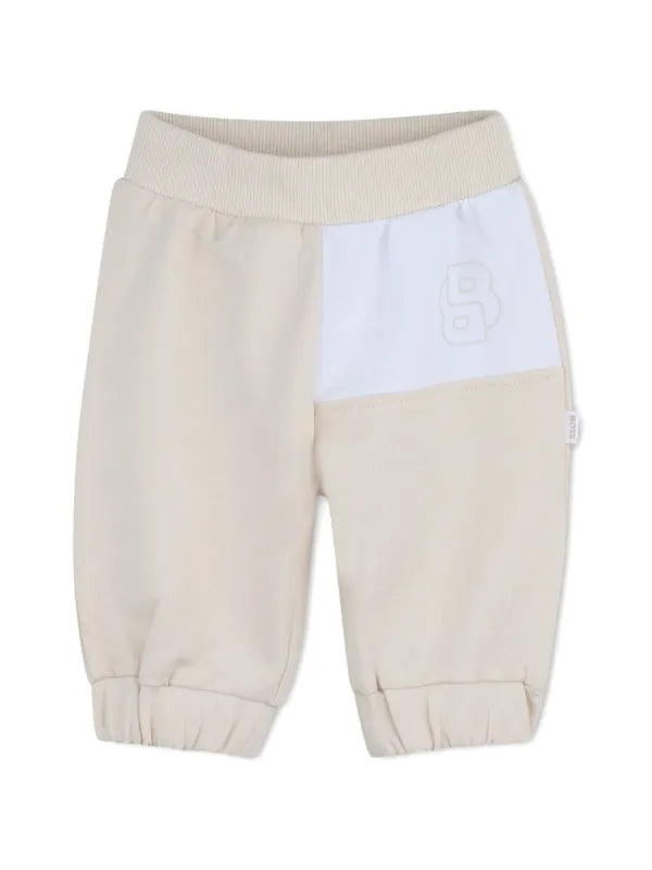 Ensemble jogging 3 pièces BOSS bébé garçon – Beige