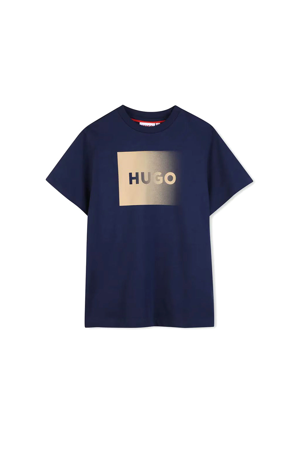 T-shirt manches courtes HUGO garçon – Bleu marine