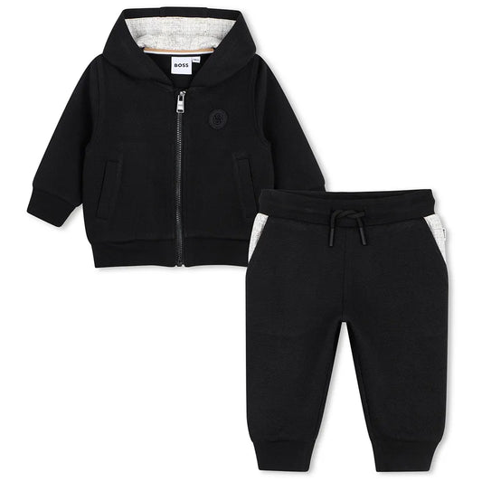 Ensemble jogging BOSS bébé garçon – Noir