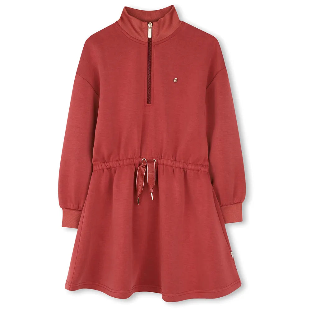 Robe zippée BOSS fille – Rouge