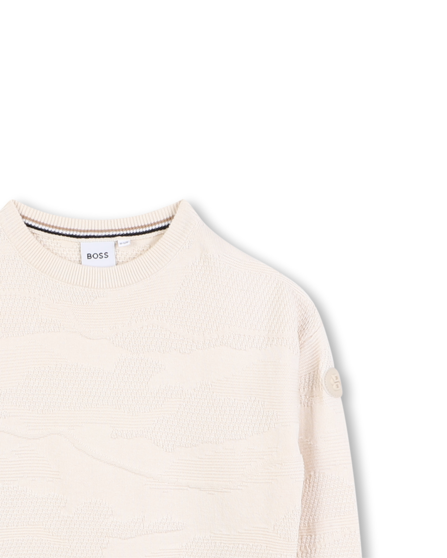 PULL BOSS GARÇON – STYLE MODERNE TEXTURÉ