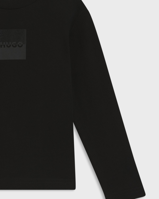 T-SHIRT HUGO MANCHES LONGUES – STYLE MINIMALISTE
