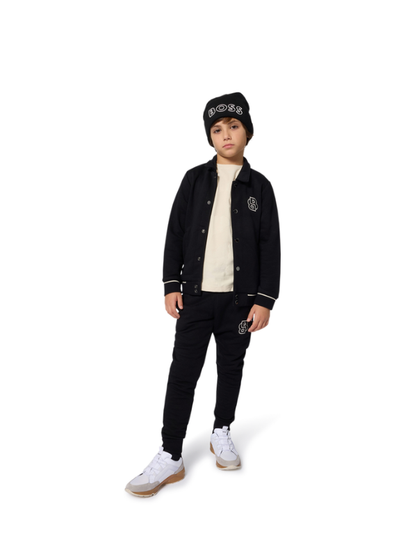 VESTE À BOUTONS NOIRS LOGO BB