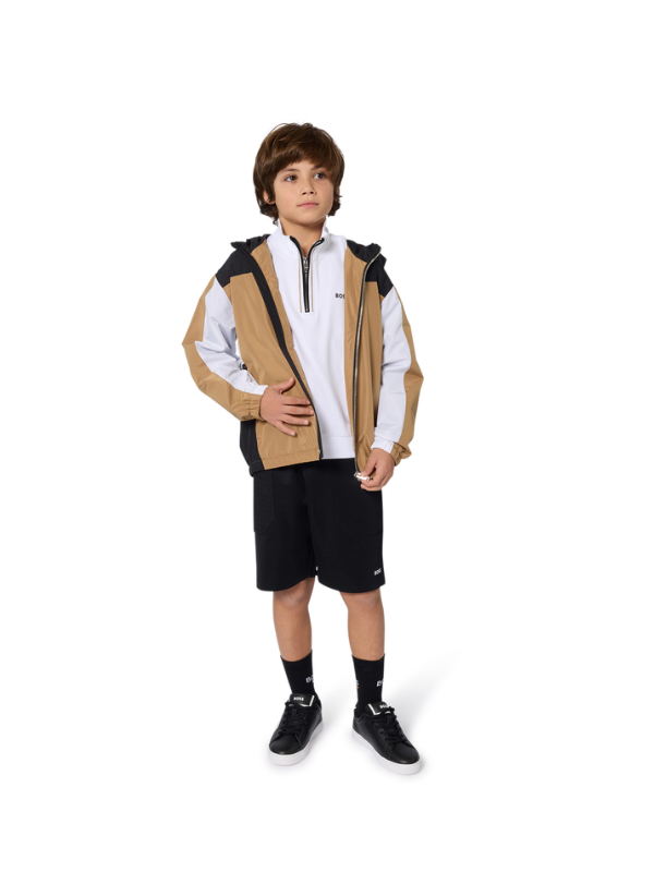 COUPE-VENT IMPRIMÉ À CAPUCHE