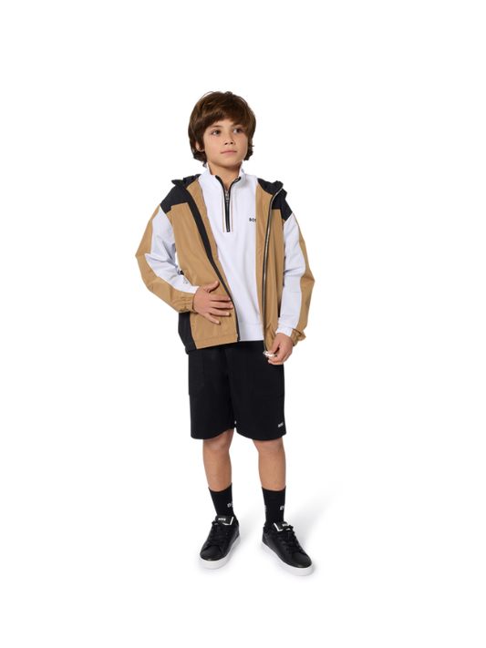 COUPE-VENT IMPRIMÉ À CAPUCHE