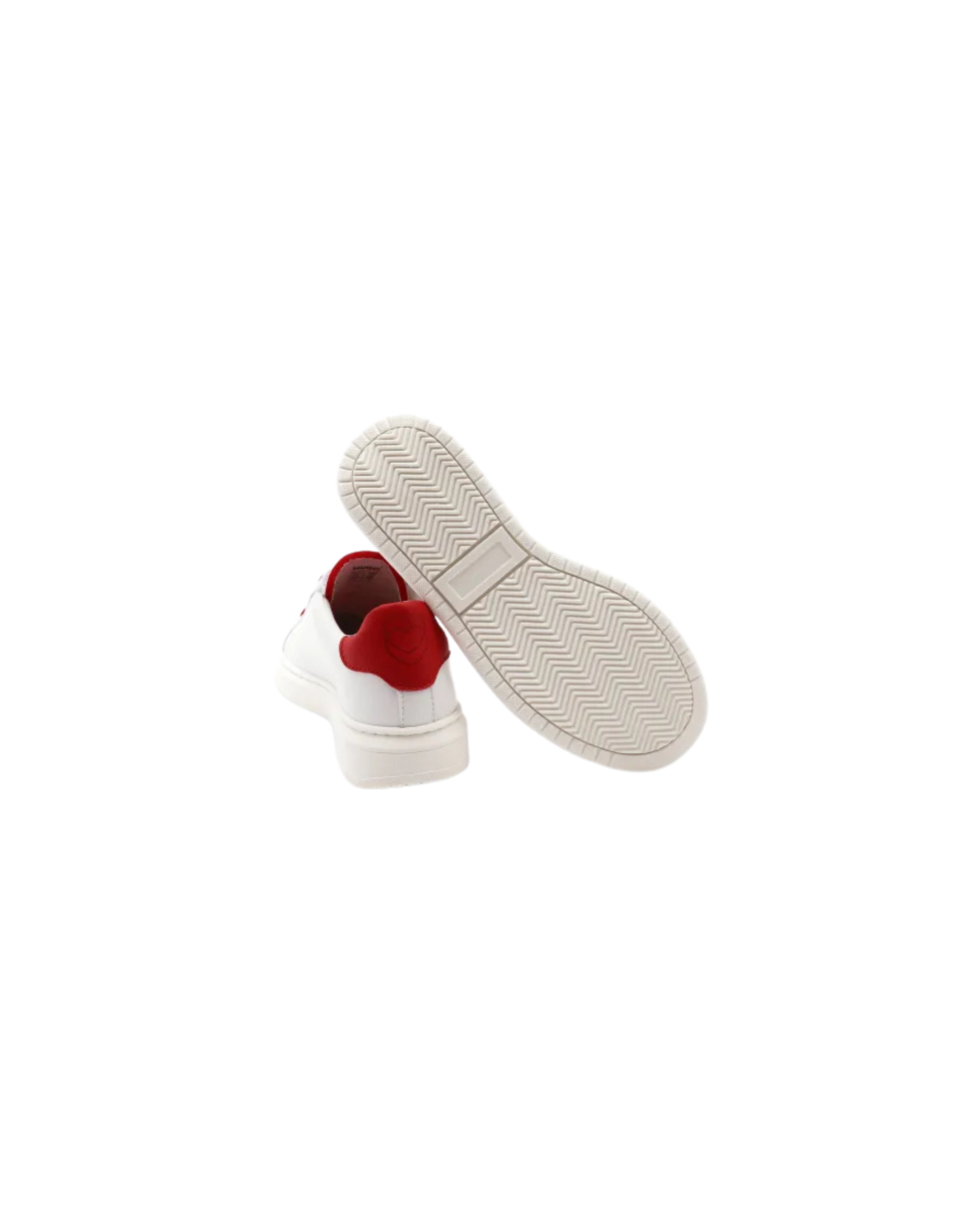 BASKETS HUGO KIDS BLANCHES DÉTAILS ROUGES