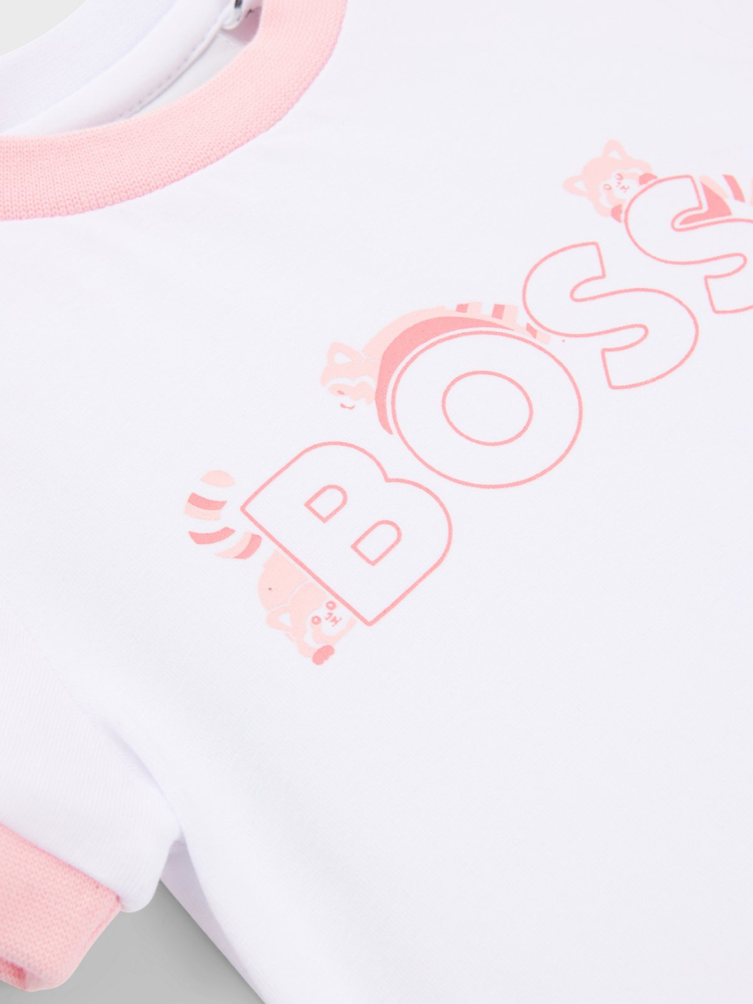 T-SHIRT BÉBÉ EN COTON STRETCH AVEC MOTIF PANDA