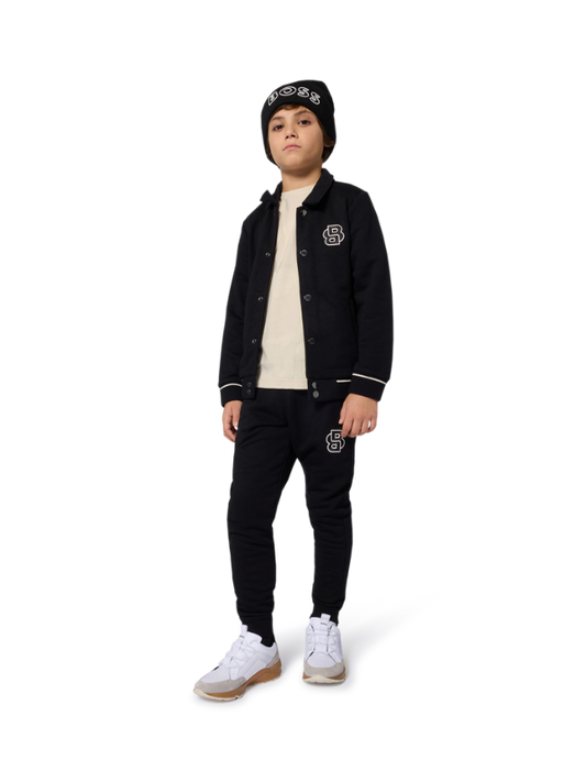 VESTE À BOUTONS NOIRS LOGO BB