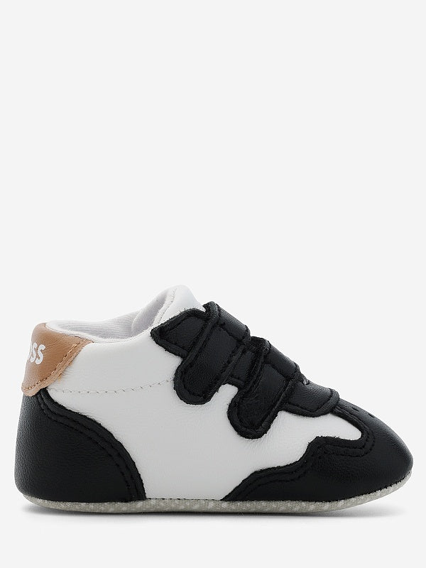 Chaussons premiers pas BOSS bébé garçon – Noir