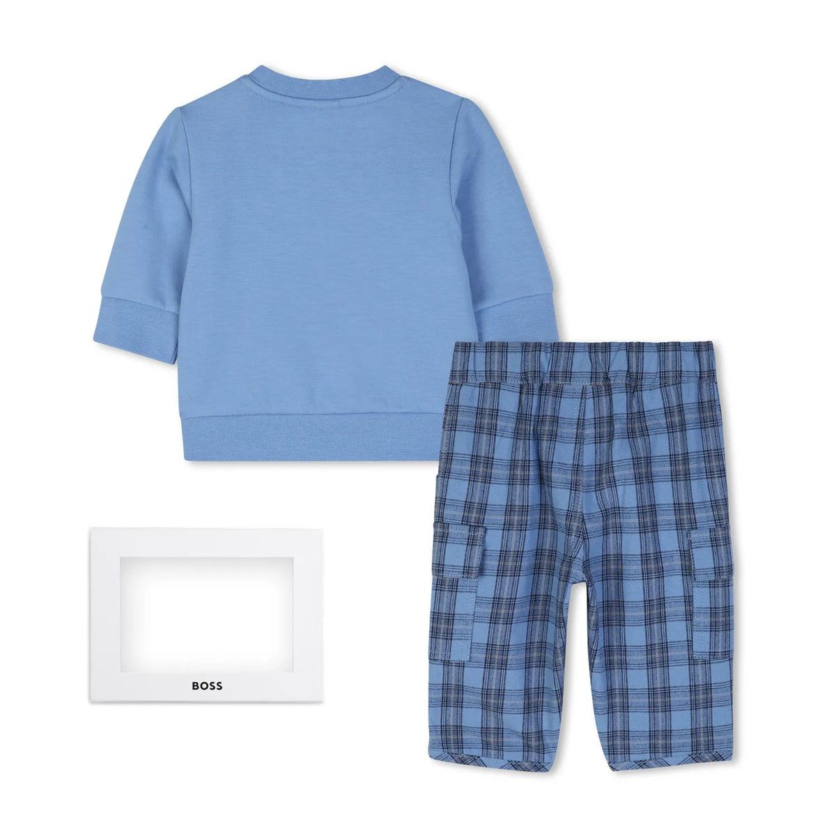 Ensemble sweat + pantalon à carreaux BOSS bébé garçon