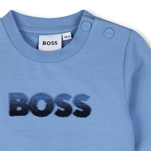 Ensemble sweat + pantalon à carreaux BOSS bébé garçon