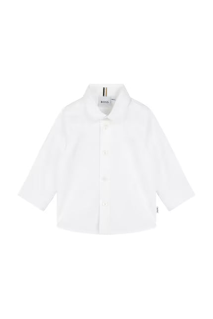 Chemise manches longues BOSS bébé garçon – Blanc
