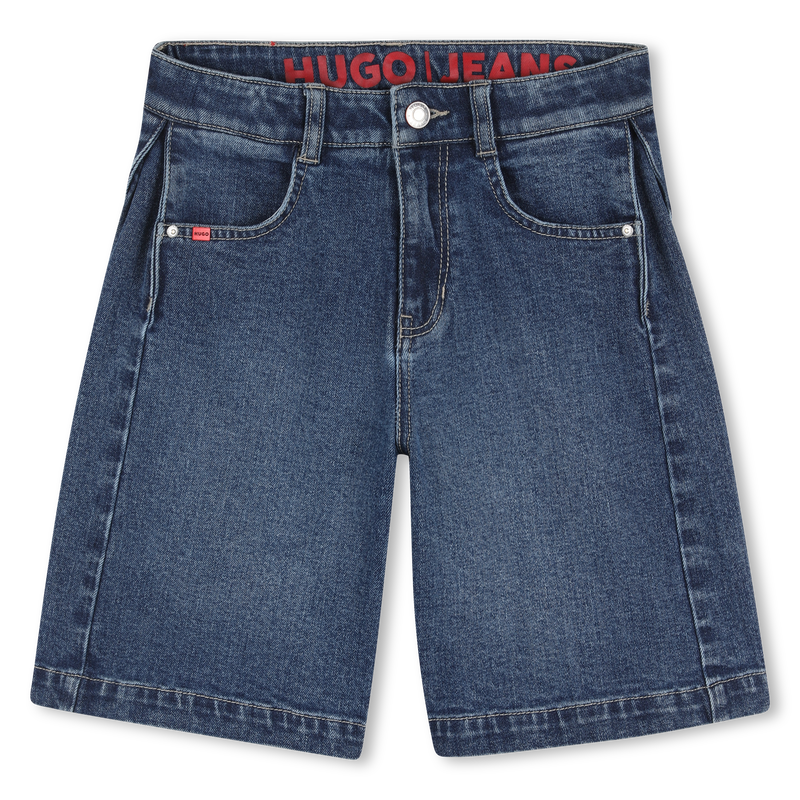 Short en jean BLEU