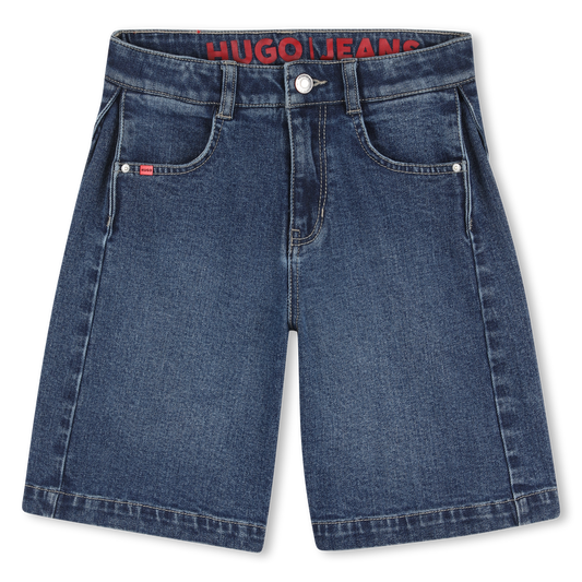 Short en jean BLEU