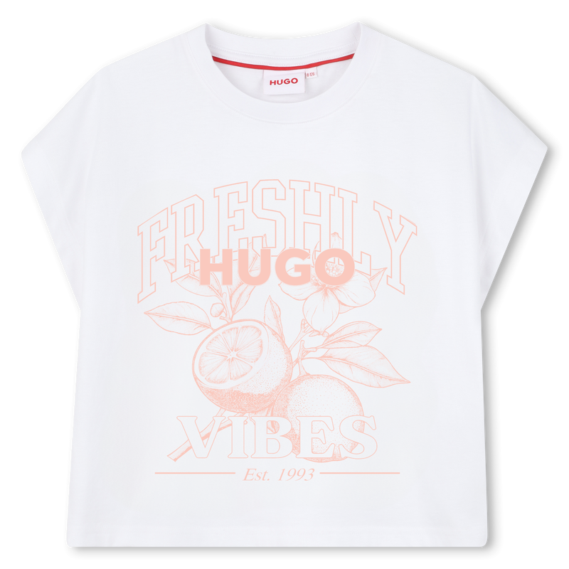 T-shirt à manches courtes BLANC